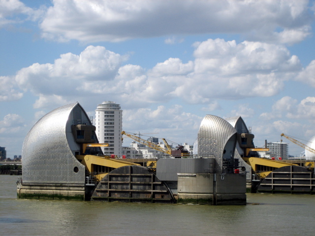 The Thames Barrier close up