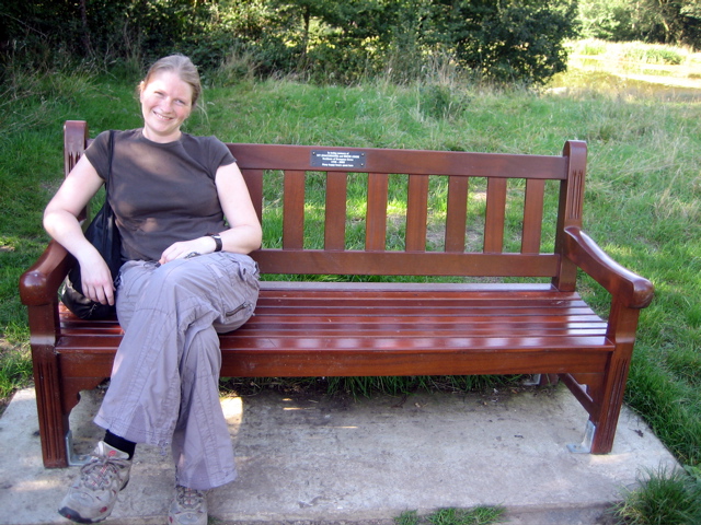 Catheryn takes a well-earned rest