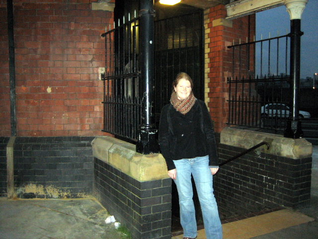 Catheryn is ready for the tunnel