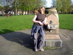 Granite drinking fountain