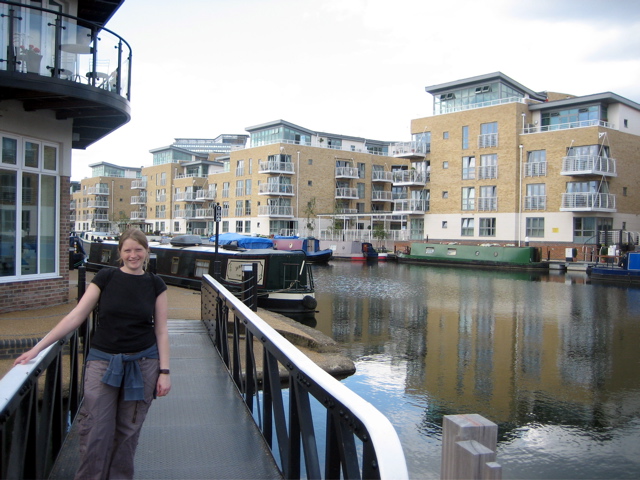 Catheryn enjoys the Basin