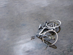 Bike in the Thames