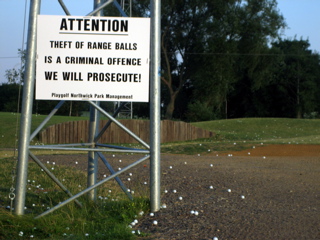 Don't nick the balls!