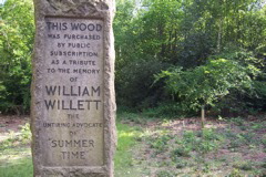It's a monument to William Willet